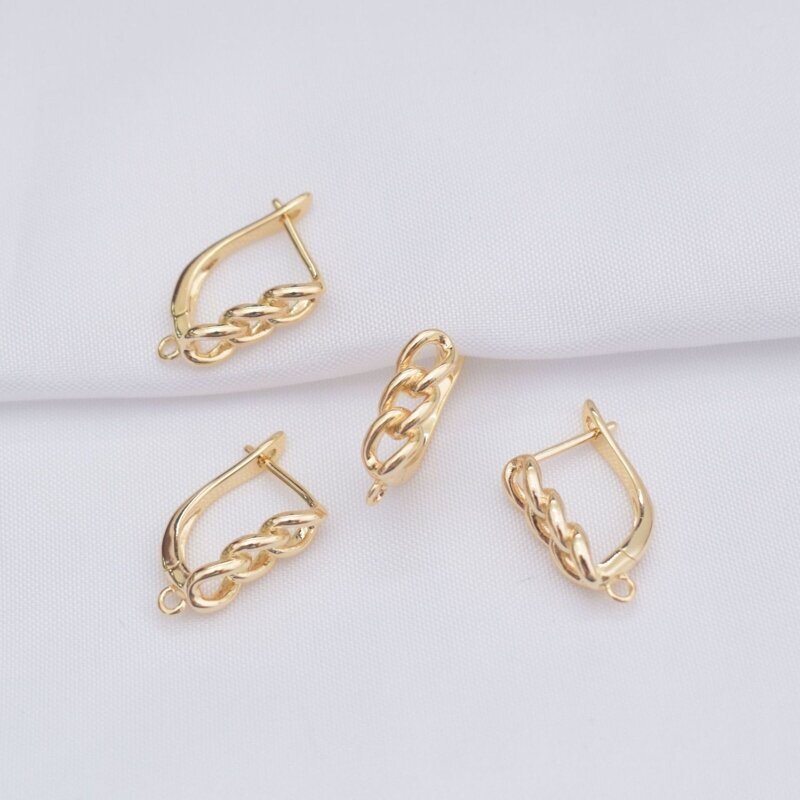 17x5mm 14k aukso sp. nerūdijančio plieno auskarų įvėrimai, 2vnt. 17x5mm 14k aukso sp. nerūdijančio plieno auskarų įvėrimai, 2vnt.