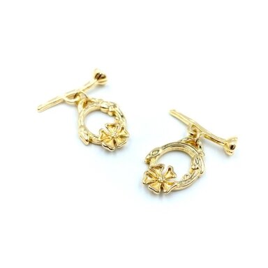 17x19mm 14k aukso sp. nerūdijančio plieno perkišamas užsegimas, 1vnt. 17x19mm 14k aukso sp. nerūdijančio plieno perkišamas užsegimas, 1vnt.