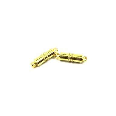 17x5mm aukso sp. magnetiniai užsegimai, 2vnt.