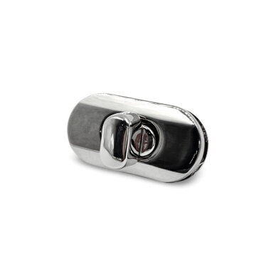 17x34mm platinos sp. užsegimas rankinei, 1vnt. 1