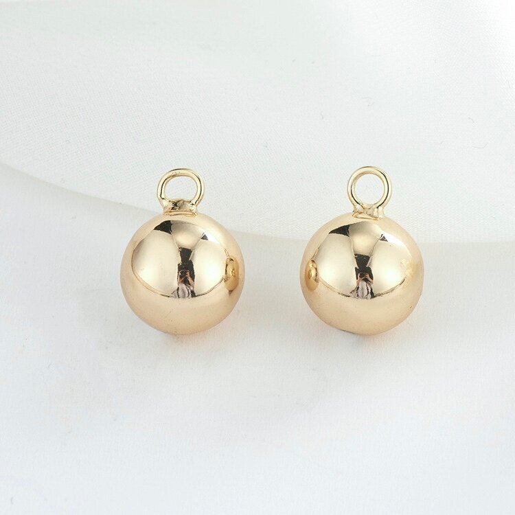 17x12mm 14k aukso sp. nerūdijančio pllieno skambaliukas, 1vnt.