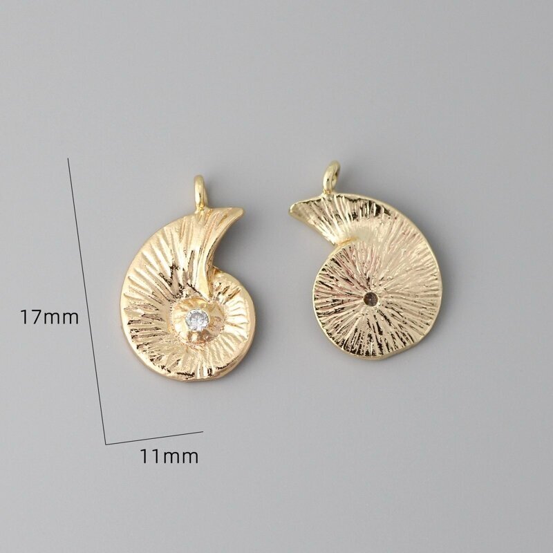 17x11mm rausvo aukso sp. nerūdijančio plieno pakabukas kriauklė, 1vnt. 17x11mm rausvo aukso sp. nerūdijančio plieno pakabukas kriauklė, 1vnt.