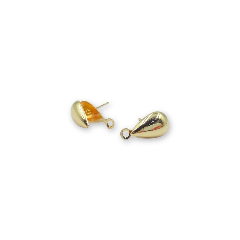 17x9mm 14k aukso sp. nerūdijančio plieno auskarų įvėrimai, 2vnt. 17x9mm 14k aukso sp. nerūdijančio plieno auskarų įvėrimai, 2vnt.