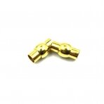18x10mm aukso sp. magnetiniai užsegimai, 2vnt.