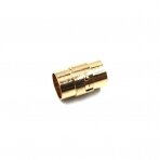 18x12mm rausvo aukso sp. magnetinis užsegimas, 1vnt.
