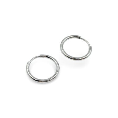18mm platinos sp. nerūdijančio plieno auskarų įvėrimai, 2vnt. 18mm platinos sp. nerūdijančio plieno auskarų įvėrimai, 2vnt.
