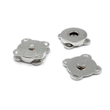 18mm platinos sp. prisiuvamas magnetinis užsegimas rankinėms, 3vnt. 18mm platinos sp. prisiuvamas magnetinis užsegimas rankinėms, 3vnt.