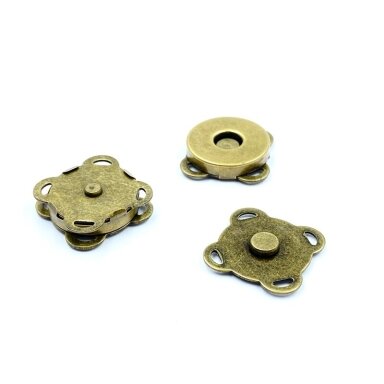 18mm žalvario sp. prisiuvamas magnetinis užsegimas rankinėms, 3vnt. 18mm žalvario sp. prisiuvamas magnetinis užsegimas rankinėms, 3vnt.