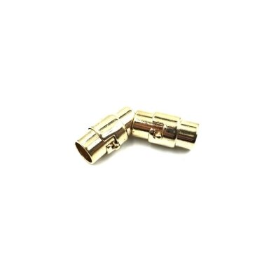 18x11mm rausvo aukso sp. magnetiniai užsegimai, 2vnt.