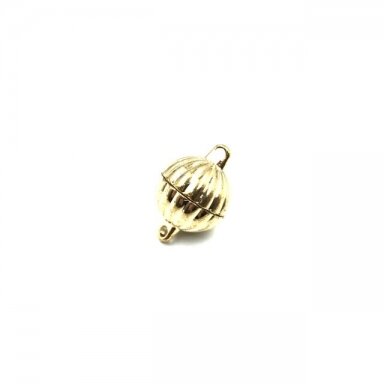 18x12mm rausvo aukso sp. magnetinis užsegimas, 1vnt.