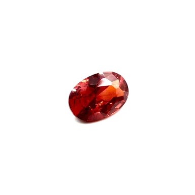 18x12mm bordo sp. ovalo formos cirkonis, 1vnt.