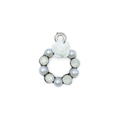 18x13mm sidabro sp. pakabukas, 1vnt.