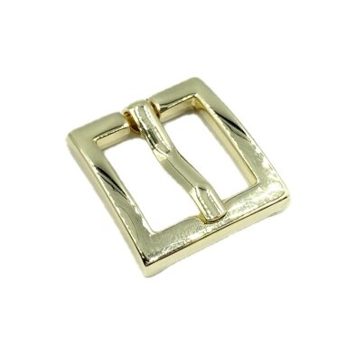 18x19mm aukso sp. metalinė diržo sagtis, 1vnt.