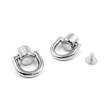 18x21mm nikelio aukso sp. užsukamas pusžiedis rankenėlėms, 2vnt. 18x21mm nikelio aukso sp. užsukamas pusžiedis rankenėlėms, 2vnt.