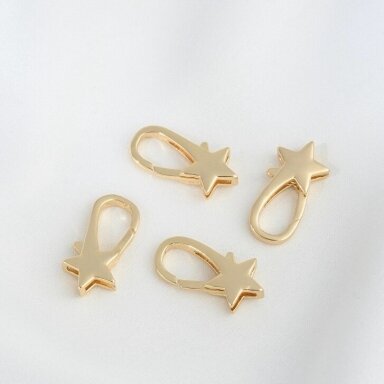 18x9mm 14k aukso sp. nerūdijančio plieno užsegimas, 1vnt. 18x9mm 14k aukso sp. nerūdijančio plieno užsegimas, 1vnt.