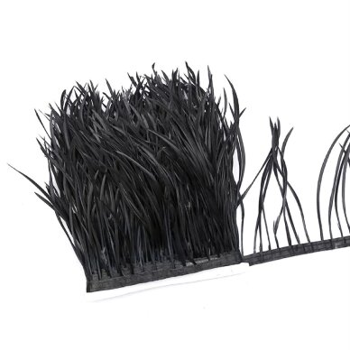 ±18cm juodos sp. plunksnų juosta, 10cm ±18cm juodos sp. plunksnų juosta, 10cm