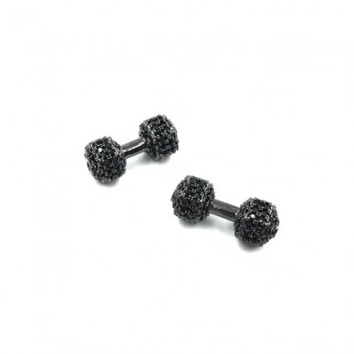 18x8mm juodintos sp. nerūdijančio plieno intarpas su cirkoniais svarmuo, 1vnt. 18x8mm juodintos sp. nerūdijančio plieno intarpas su cirkoniais svarmuo, 1vnt.
