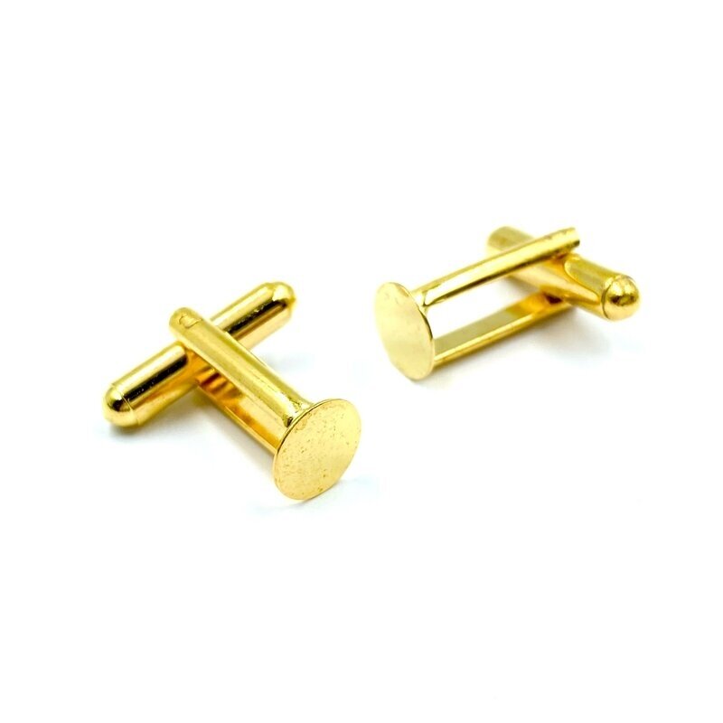 18mm aukso sp. sąsagos ruošinys, 2vnt.