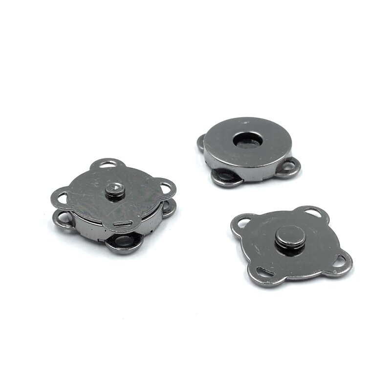 18mm juodintos sp. prisiuvamas magnetinis užsegimas rankinėms, 3vnt.