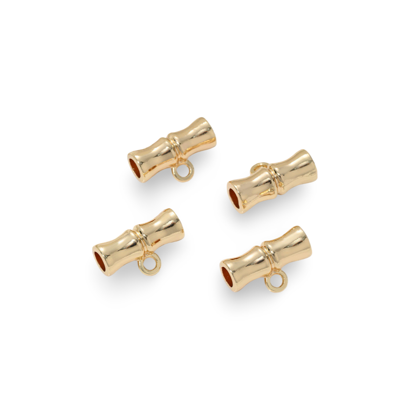 18x11mm 14k aukso sp. nerūdijančio plieno pakabuko laikiklis, 1vnt.
