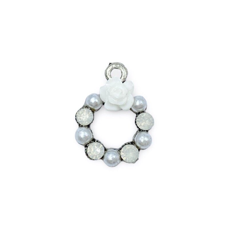 18x13mm sidabro sp. pakabukas, 1vnt.