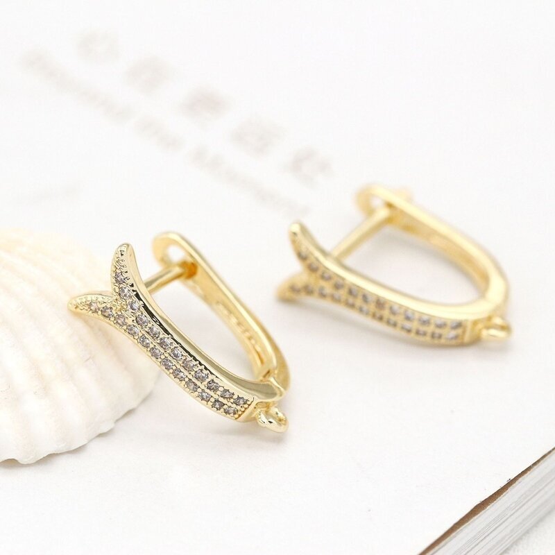 18x7mm 14k aukso sp. nerūdijančio plieno auskarų įvėrimai, 2vnt. 18x7mm 14k aukso sp. nerūdijančio plieno auskarų įvėrimai, 2vnt.