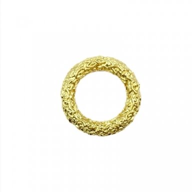19mm 14k aukso sp. nerūdijančio plieno intarpas, 1vnt. 19mm 14k aukso sp. nerūdijančio plieno intarpas, 1vnt.
