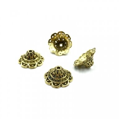 19mm aukso sp. kepurėlės, 17vnt.