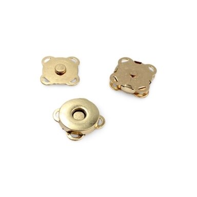 19mm rausvo aukso sp. prisiuvamas magnetinis užsegimas rankinėms, 3vnt. 19mm rausvo aukso sp. prisiuvamas magnetinis užsegimas rankinėms, 3vnt.