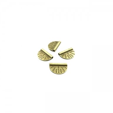 19x13mm žalvario sp. intarpai, 9vnt.