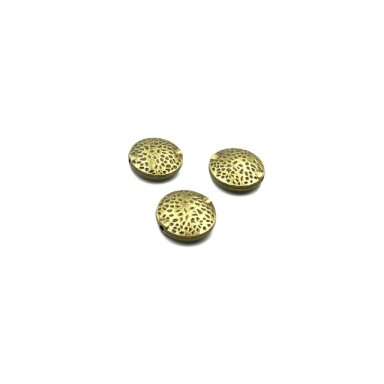 19x19mm žalvario sp. intarpai, 3vnt.