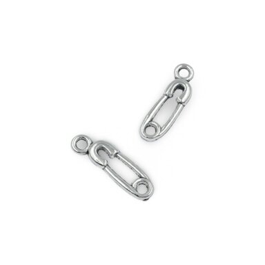 19x6mm sidabro sp. pakabukas, 28vnt.