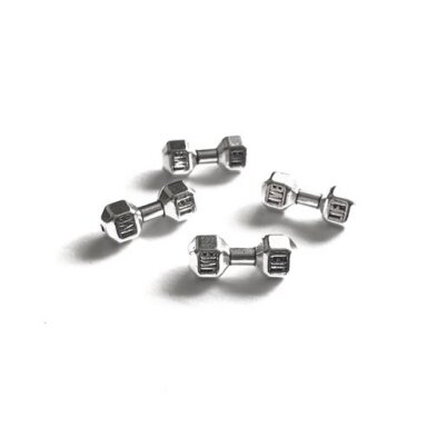 19x8mm sidabro sp. intarpai, 5vnt.