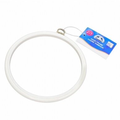 19,5cm plastikinis siuvinėjimo lankelis/rėmelis, 1vnt. 19,5cm plastikinis siuvinėjimo lankelis/rėmelis, 1vnt.