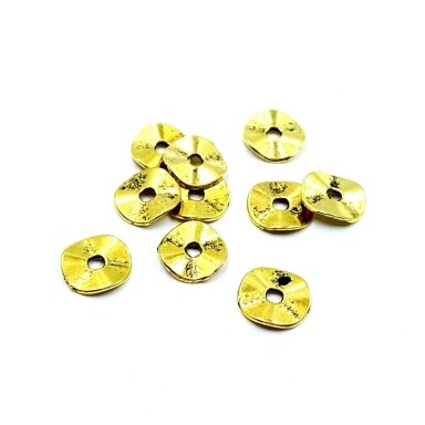 1x10mm aukso sp. intarpai, 48vnt.