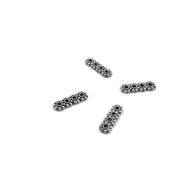 1x13mm sidabro sp. intarpai, 57vnt.