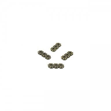1x13mm žalvario sp. intarpai, 57vnt.