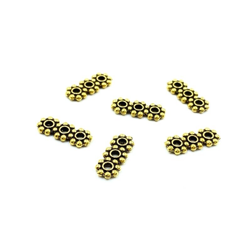 1x13mm aukso sp. intarpai, 57vnt.