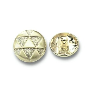 20mm aukso sp. metalinė saga su kilpute, 1vnt.