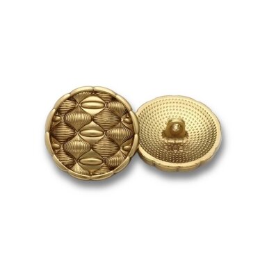 20mm aukso sp. metalinė saga su kilpute, 1vnt.