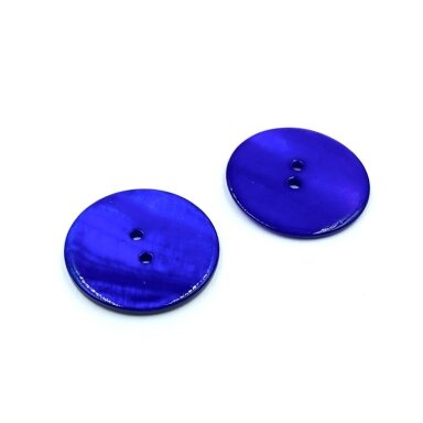 20mm mėlynos sp. kriauklinė saga, 4vnt.