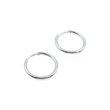 20mm sidabro sp. nerūdijančio plieno auskarų įvėrimai, 2vnt. 20mm sidabro sp. nerūdijančio plieno auskarų įvėrimai, 2vnt.