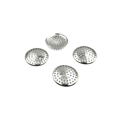 24mm skersmens sidabro sp. perforuotas diskas, 22vnt. 24mm skersmens sidabro sp. perforuotas diskas, 22vnt.
