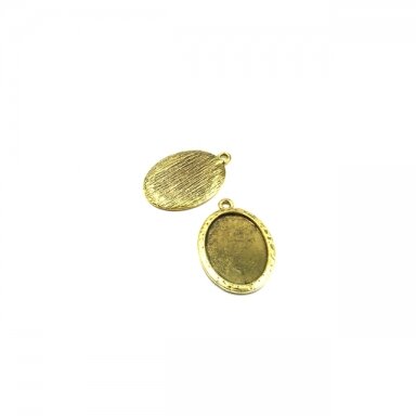 41x28mm aukso sp. rėmelis 29,8x22mm kabošonui, 2vnt.