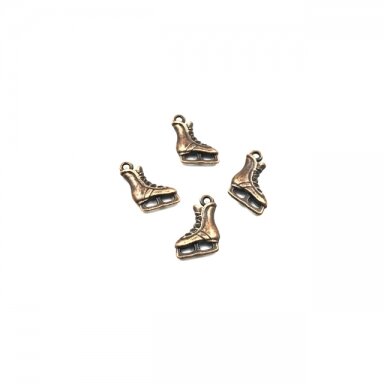 17x13mm vario sp. pakabukas pačiūža, 10vnt.