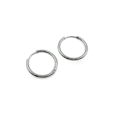 20mm platinos sp. nerūdijančio plieno auskarų įvėrimai, 2vnt. 20mm platinos sp. nerūdijančio plieno auskarų įvėrimai, 2vnt.