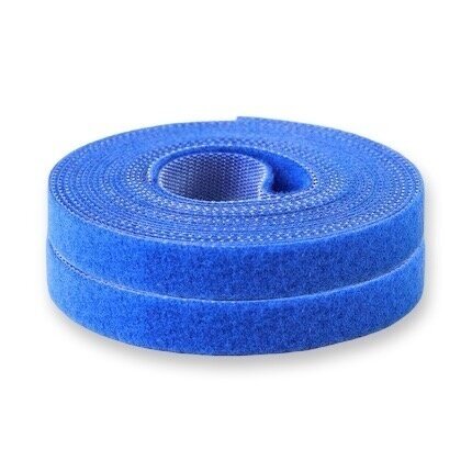 20mm mėlynos sp. dvipusė velcro juosta, ±2m