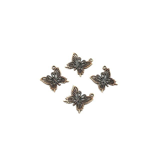 20x19mm vario sp. pakabukas drugelis, 14vnt.