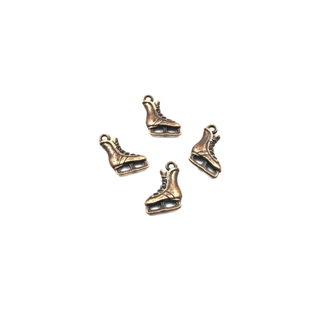 17x13mm vario sp. pakabukas pačiūža, 10vnt.