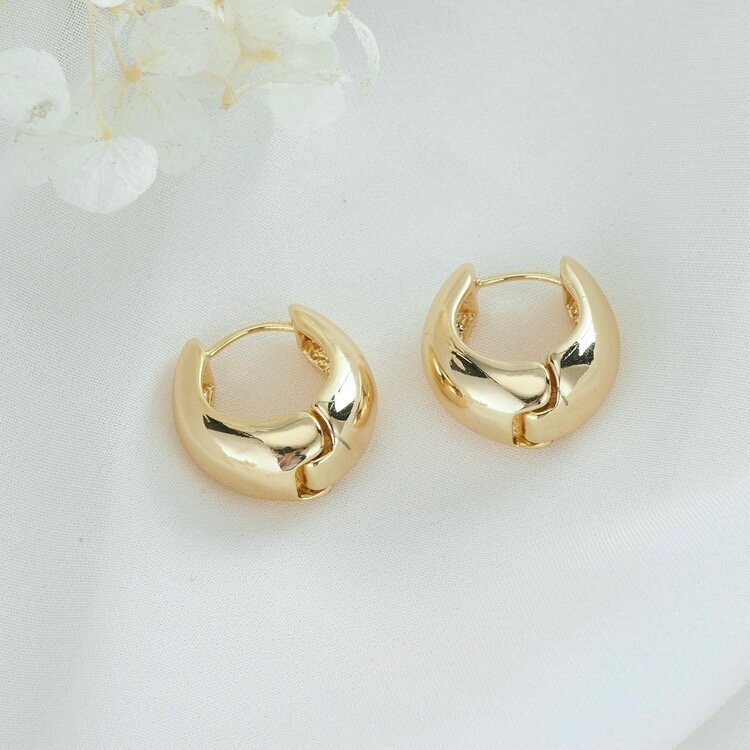 20x10mm 14k aukso sp. nerūdijančio plieno auskarų įvėrimai, 2vnt. 20x10mm 14k aukso sp. nerūdijančio plieno auskarų įvėrimai, 2vnt.